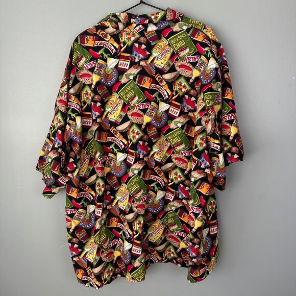 Toucan Dance by Fast Lane Short Sleeve Button Down Salsa Mexican Shirt Mens XXL - Picture 5 of 6